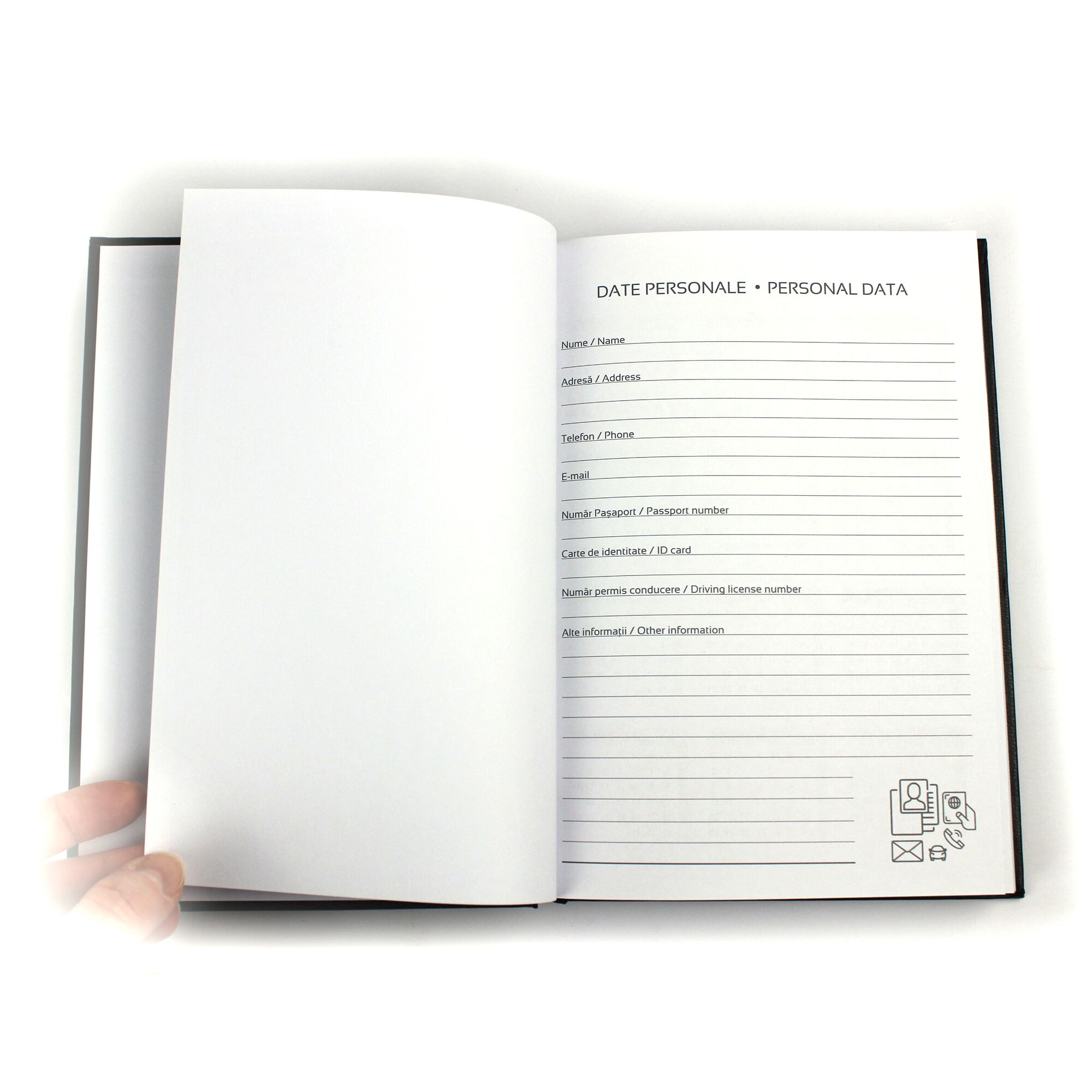 Agenda datata A5 2027 - neagra - imagine 3