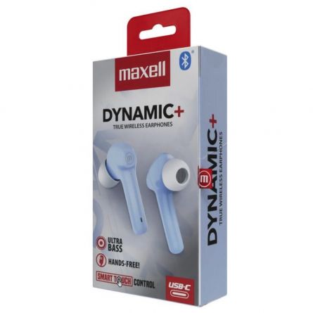 CASTI FARA FIR BLUETOOTH TWS DYNAMIC+ TIP EARBUDS BLEU MAXELL - imagine 3