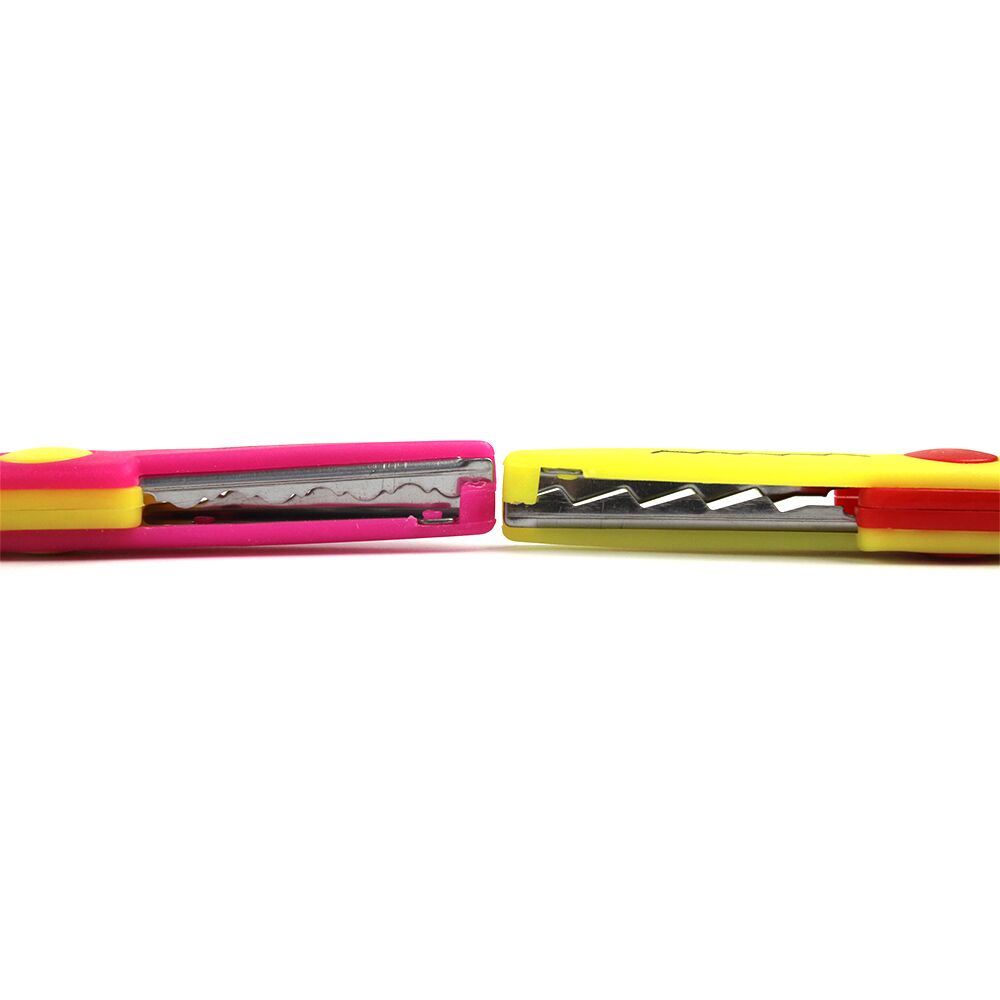 Foarfeca scoala 13 cm cu protectie, taiere diverse modele - imagine 2