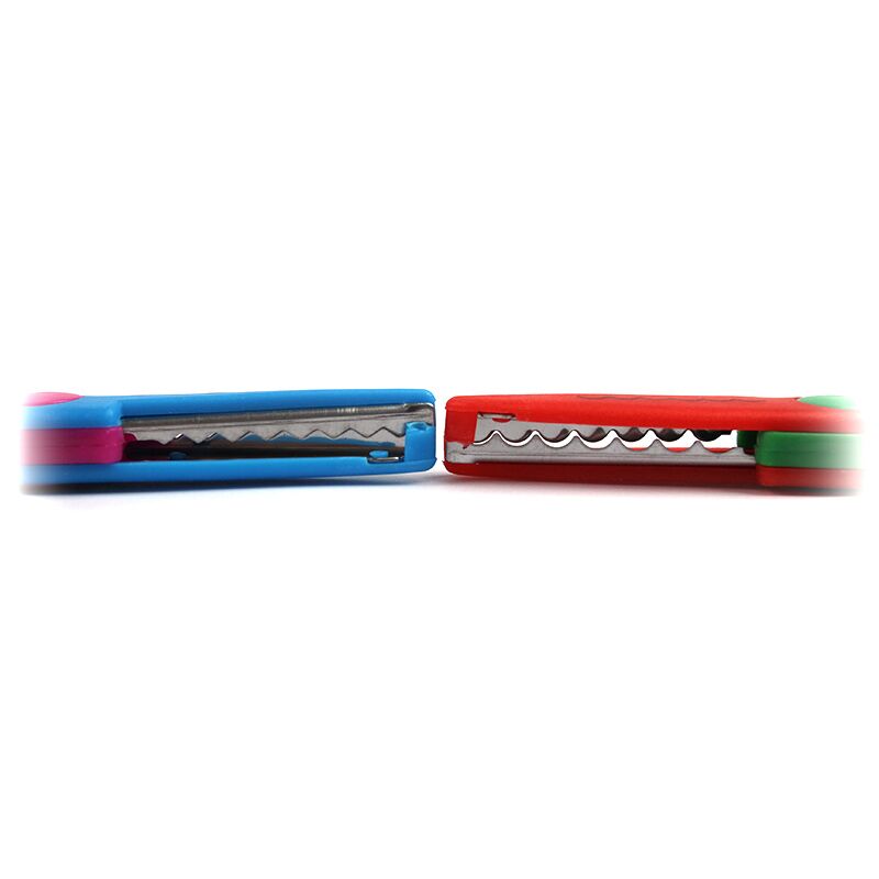 Foarfeca scoala 13 cm cu protectie, taiere diverse modele - imagine 4