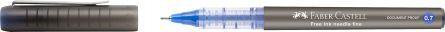 ROLLER FREE INK NEEDLE 0.7MM ALBASTRU FABER-CASTELL - imagine 2