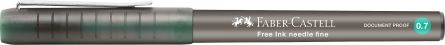 ROLLER FREE INK NEEDLE 0.7MM VERDE FABER-CASTELL - imagine 3