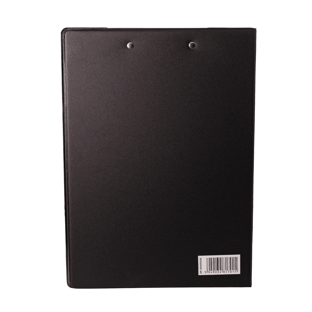 Clipboard dublu A4, plastifiat PP, Optima - negru - imagine 4