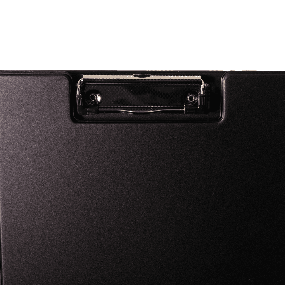 Clipboard dublu A4, plastifiat PP, Optima - negru - imagine 3