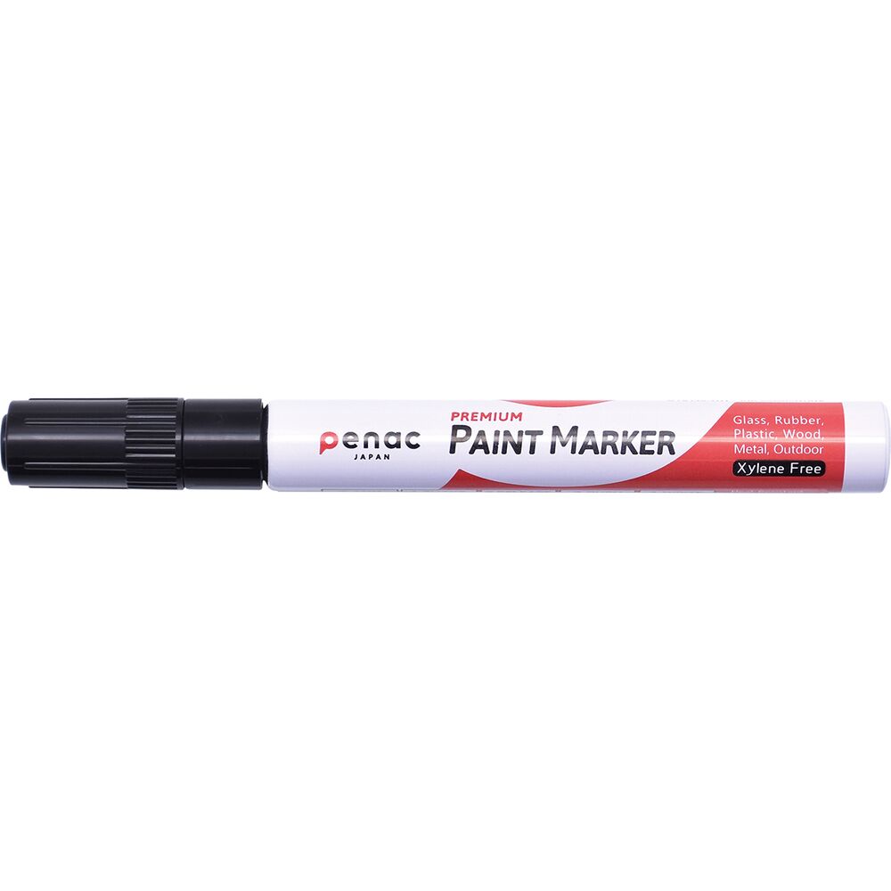 Marker PENAC rezistent la temperaturi înalte – vârf rotund, 2–4 mm, negru