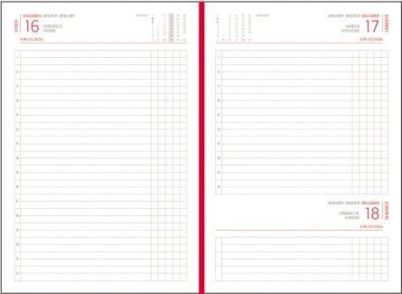 AGENDA A5 ZILNICA ALBASTRU PETROL TEXTURAT 2027 BASIC EGO - imagine 2
