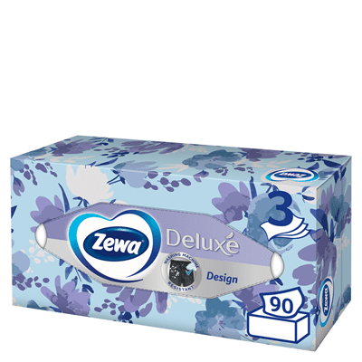 Servetele ZEWA Cutie 3 Straturi Deluxe 90buc/cutie