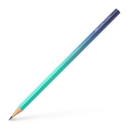 CREION GRAFIT B TRIUNGHIULAR FLOW ALBASTRU-TURCOAZ FABER-CASTELL